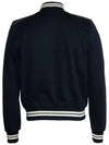 Men's Padded Down Bomber Jacket Navy - MONCLER - BALAAN 4