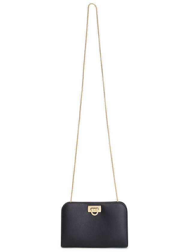 Diana Small Clutch Bag Black - SALVATORE FERRAGAMO - BALAAN 7