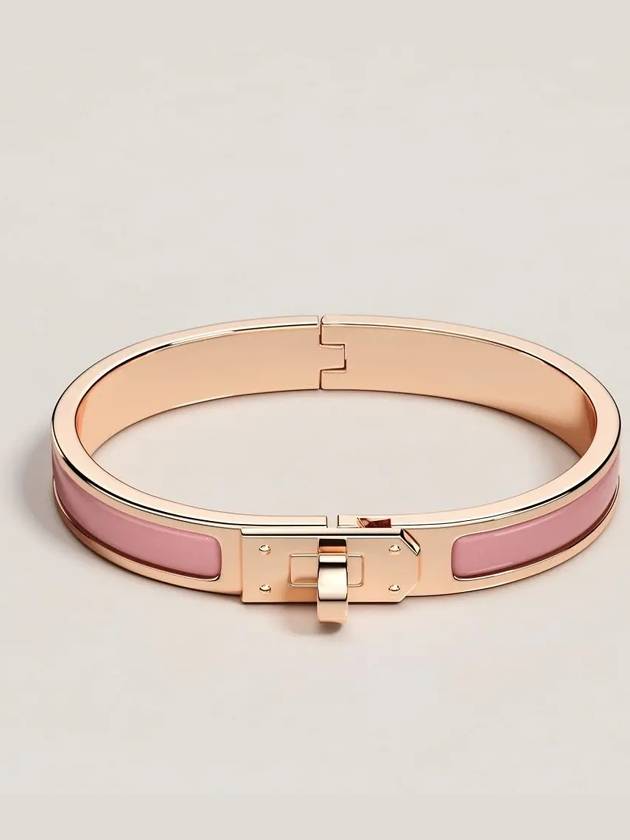 Mini Clic Kelly Bracelet Rose Gold - HERMES - BALAAN 2