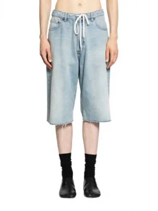 Drawstring Denim Shorts Blue - MAISON MARGIELA - BALAAN 2