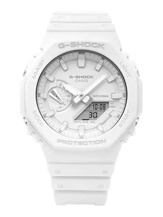 GA 2100 7A7DR Big Face Digital Analog Octagonal Urethane Watch Men's Watch Women's Watch - G-SHOCK - BALAAN 1