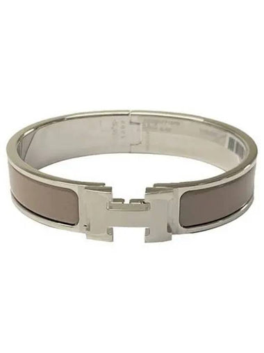 ClickAche BraceletPalladium HardwareBangle BraceletMarron Glace Women s Bracelet 271390 - HERMES - BALAAN 1