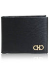 ID Window Gancini Half Wallet Black - SALVATORE FERRAGAMO - BALAAN 2