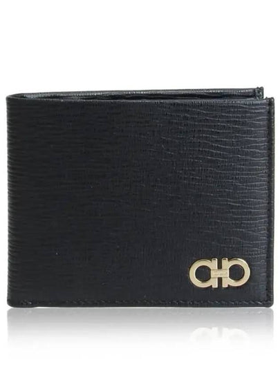 ID Window Gancini Half Wallet Black - SALVATORE FERRAGAMO - BALAAN 2