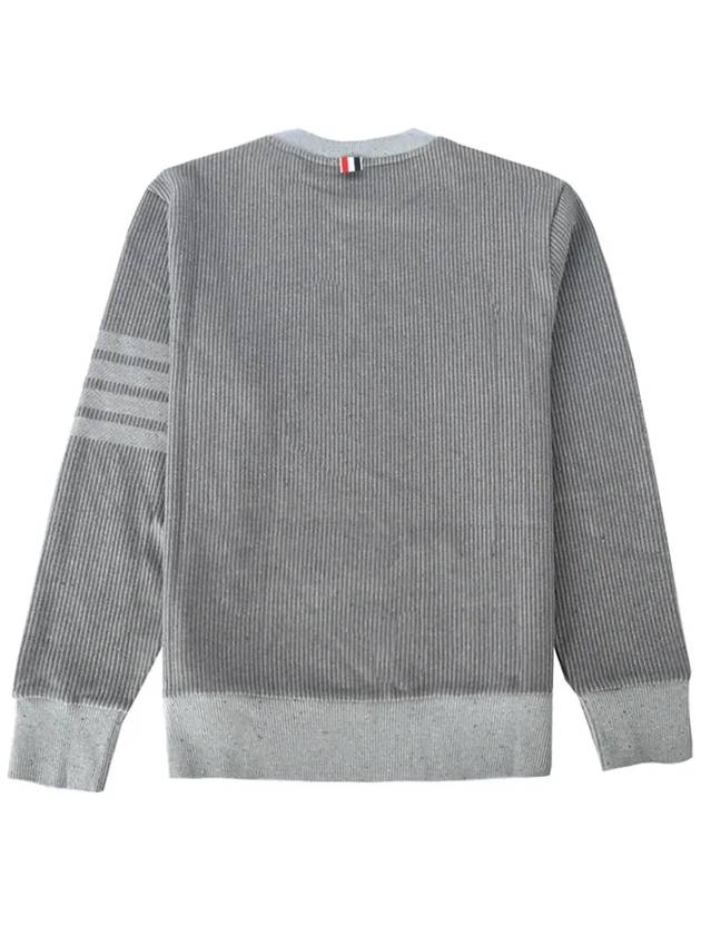 4 Bar Crew Neck Sweatshirt Grey - THOM BROWNE - BALAAN 4