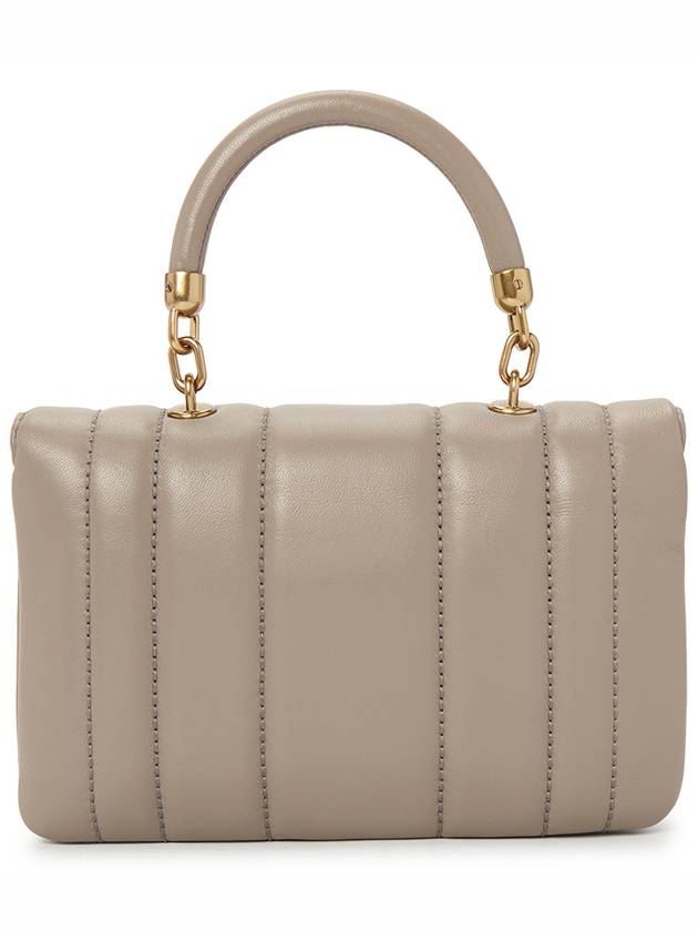 Kira Mini Top Handle Cross Bag Beige - TORY BURCH - BALAAN 5