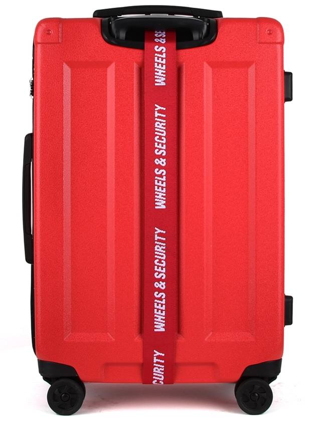 Wheels And Containers PC Hard 24 Inch Carrier Red - RAVRAC - BALAAN 4