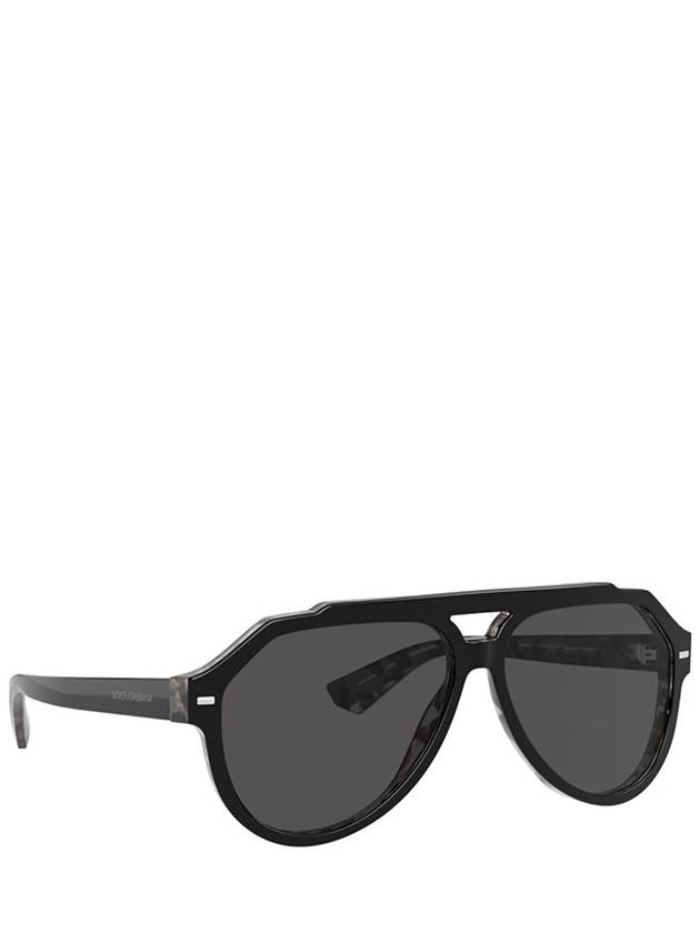 Eyewear Round Frame Tinted Sunglasses DG4452340387 - DOLCE&GABBANA - BALAAN 3