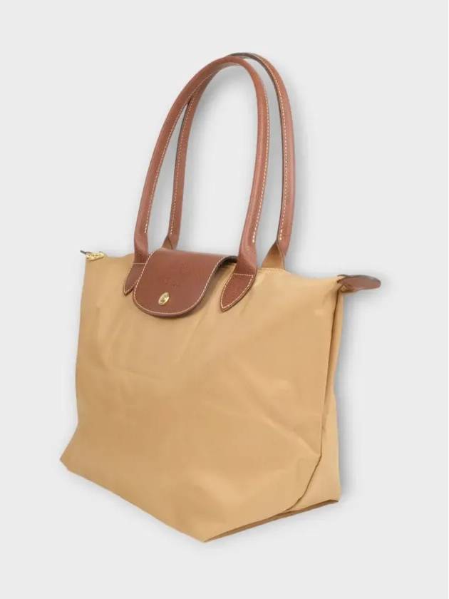 Le Pliage Original Medium Tote Bag Beige - LONGCHAMP - BALAAN 4