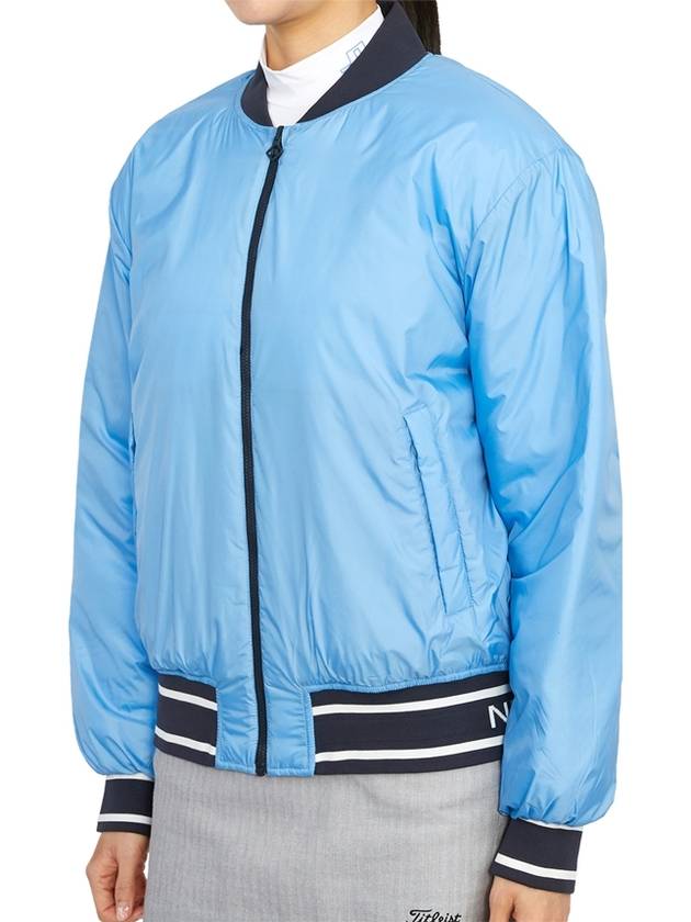 Women's Reversible Bomber Jacket Blue - J.LINDEBERG - BALAAN 6