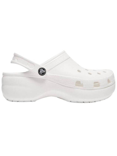 Classic Platform Clog Sandals White - CROCS - BALAAN 1