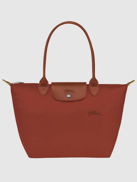 Le Pliage Green Medium Shoulder Bag Tote Chestnut Women s - LONGCHAMP - BALAAN 1