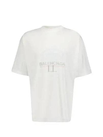 Surfer Medium Fit Short Sleeve T-Shirt White - BALENCIAGA - BALAAN 2