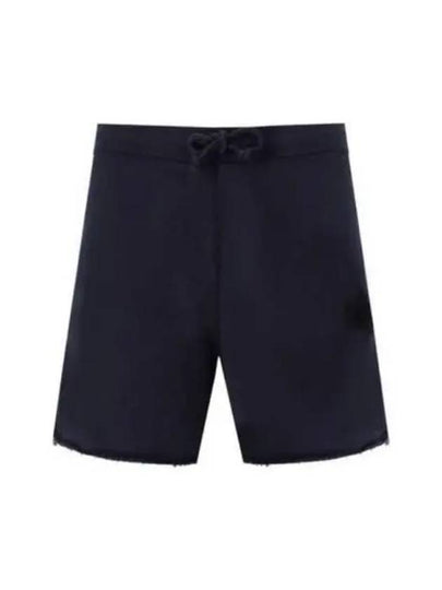 Organic Cotton Drawstring Shorts Black - GANNI - BALAAN 2