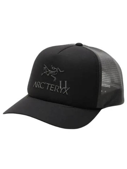 Bird Word Trucker Curved Ball Cap Black - ARC'TERYX - BALAAN 2