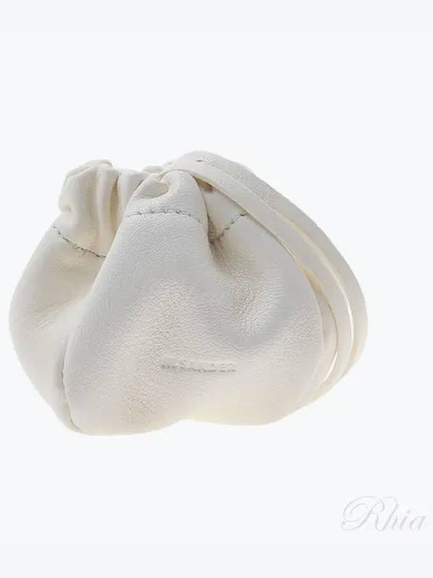 Women's Ripple Mini Pouch Bucket Bag White - JIL SANDER - BALAAN 2