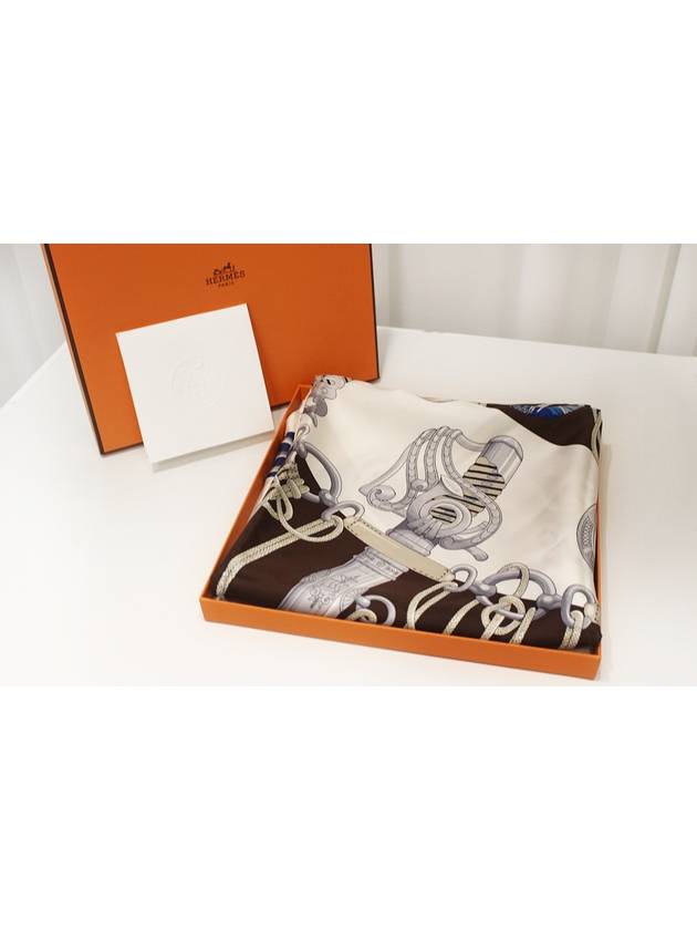 Carr silk scarf 90 - HERMES - BALAAN 5