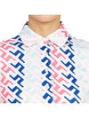 Women's Hailey Print PK Shirt - J.LINDEBERG - BALAAN 7