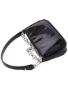 Shiny Rachel Mini Shoulder Bag Black - BY FAR - BALAAN 5