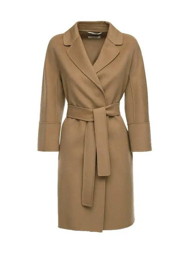 ARONA Belted Wool Coat Camel 2390160439 045 - MAX MARA - BALAAN 1