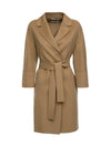 ARONA Belted Wool Coat Camel 2390160439 045 - MAX MARA - BALAAN 2