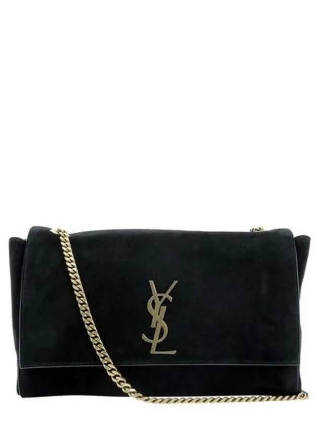 Kate Monogram Embellished Shoulder Bag Black - SAINT LAURENT - BALAAN 1