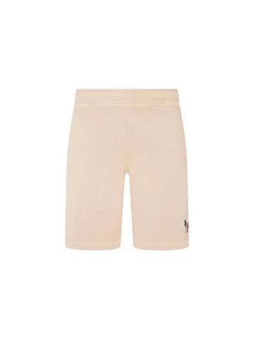 PS zebra embroidery banding shorts beige 271296 - PAUL SMITH - BALAAN 1