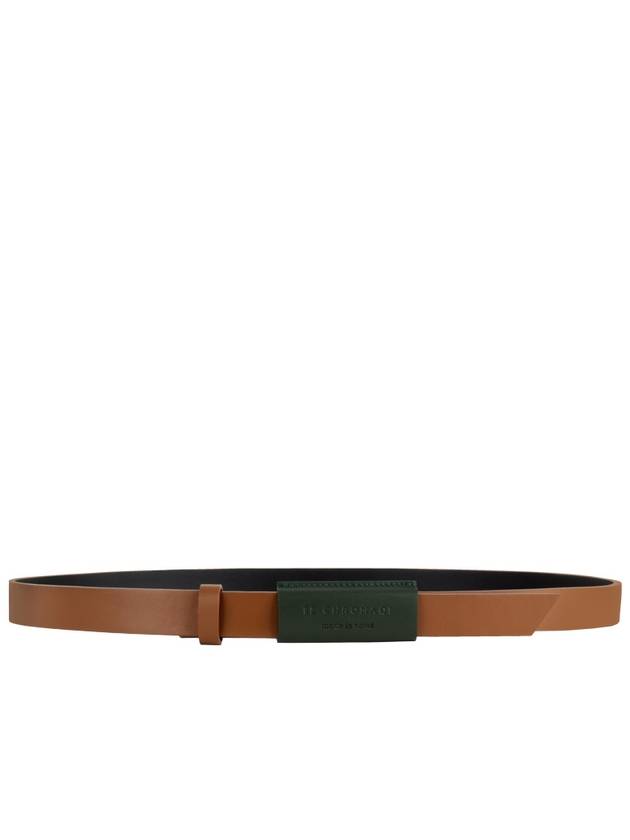 Timothia Block Belt Brown Olive - LECHROMAQI - BALAAN 1