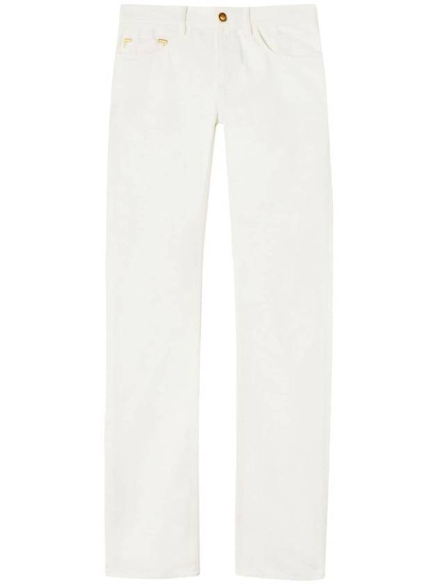 Denim Straight Pants PWYB032R24DEN0030303 White - PALM ANGELS - BALAAN 2