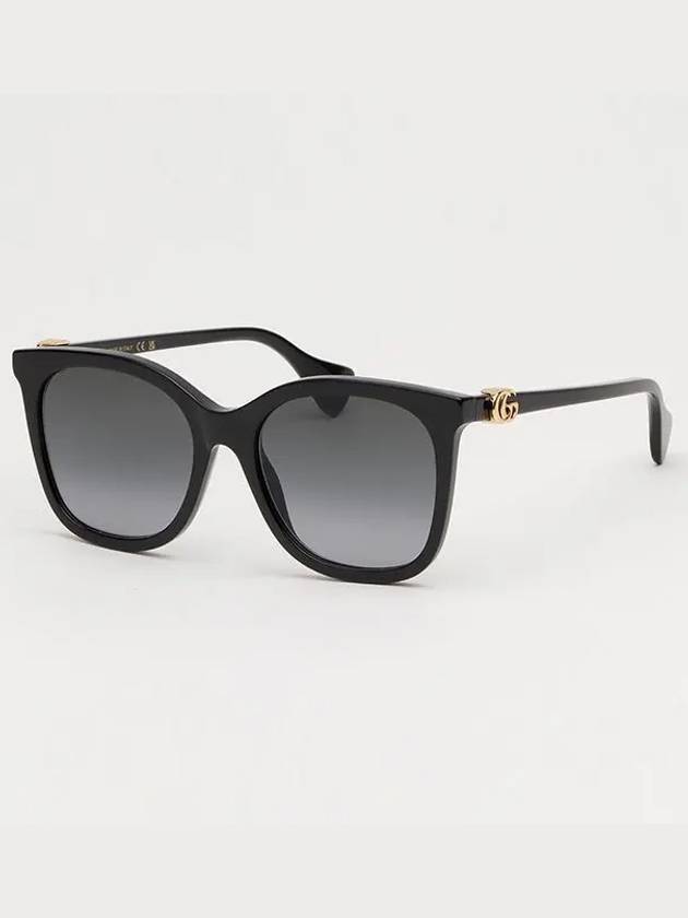 Eyewear Gold Logo Sunglasses Black - GUCCI - BALAAN 3