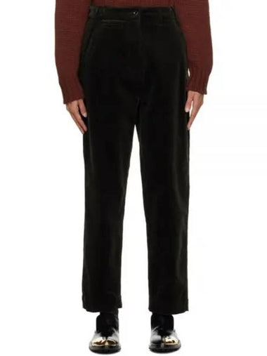 MHL TAB WAIST TAPERED TROUSER WHTR0133A22AFH RICH GREEN trousers - MARGARET HOWELL - BALAAN 1