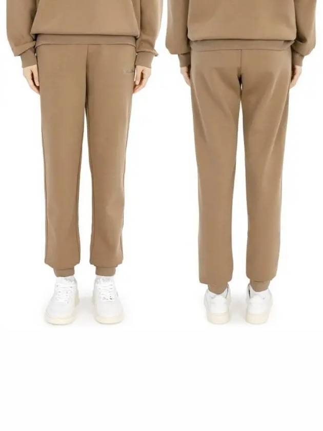 Women s PO Embroidered Logo Jogger Pants Camel 2429786011600 004 1065231 - MAX MARA - BALAAN 1