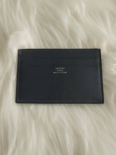 Citizen Twill Card Wallet Slot Holder Navy H085285CA AB - HERMES - BALAAN 1