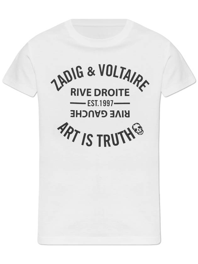 Zadig & Voltaire T-shirt Walk, Women's, White - ZADIG & VOLTAIRE - BALAAN 1