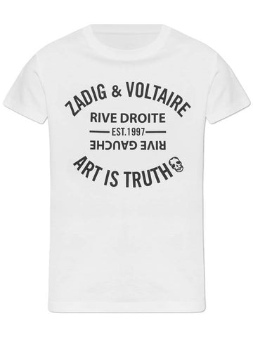 Zadig & Voltaire T-shirt Walk, Women's, White - ZADIG & VOLTAIRE - BALAAN 1