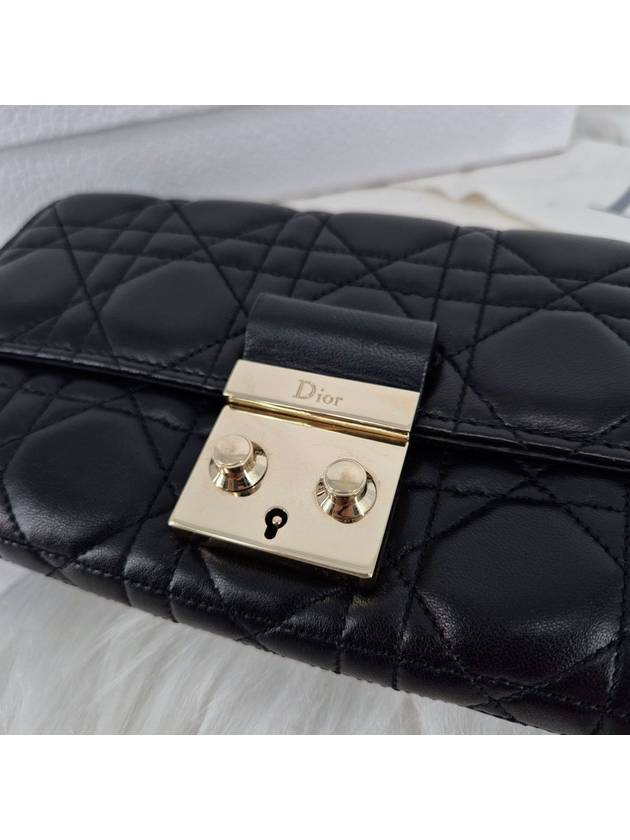 Miss Cannage Mini Chain Cross Bag Black - DIOR - BALAAN 4