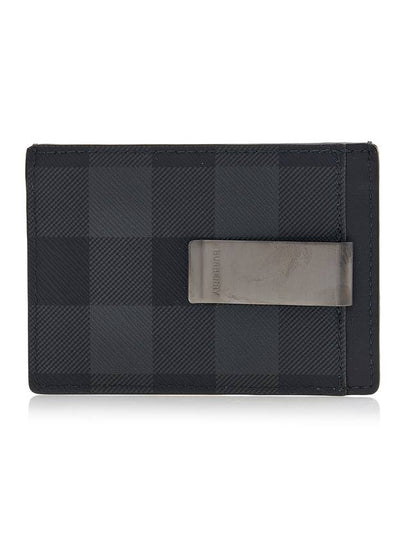 Check Motif Card Wallet Charcoal - BURBERRY - BALAAN 2