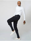 Capri Banding Slim Fit Pants Black - ATHPLATFORM - BALAAN 6