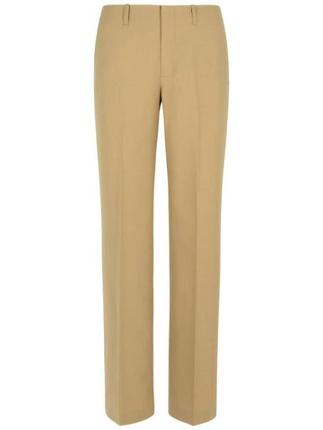 Closed 'Sasia' Beige Polyester Blend Pants - CLOSED - BALAAN 1