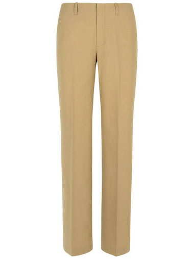 Closed 'Sasia' Beige Polyester Blend Pants - CLOSED - BALAAN 1