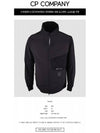 Logo Patch Shell-R Stand Collar Zip Up Jacket Black - CP COMPANY - BALAAN 3