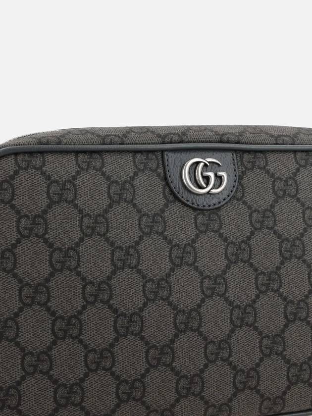 Ophidia GG Cosmetic Case Gray Black Supreme 760019UULBN1244 - GUCCI - BALAAN 5