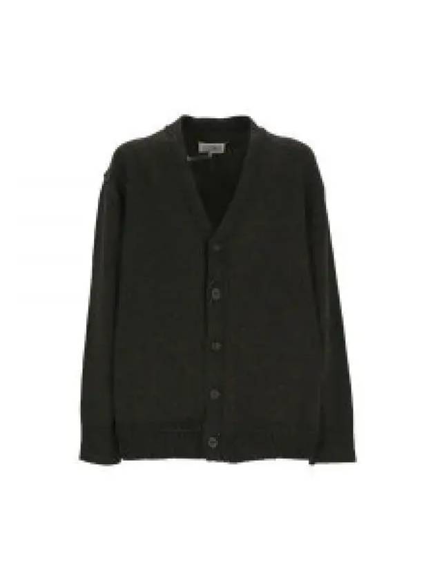 Elbow Patch Cardigan Dark Green - MAISON MARGIELA - BALAAN 2