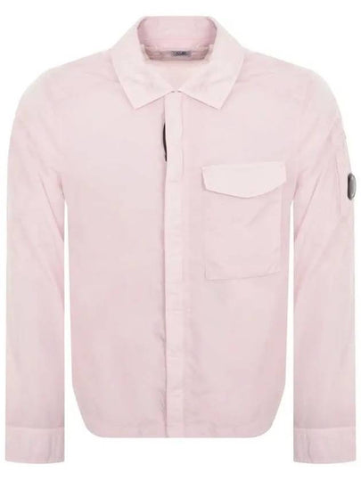 Chrome-R Pocket Over Long Sleeve Shirt Pink - CP COMPANY - BALAAN 2