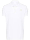 Men's Logo Patch Polo Shirt White - MONCLER - BALAAN 2