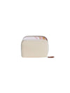 Silk'In Compact Card Wallet Ivory - HERMES - BALAAN 1