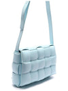 Gold Padded Cassette Cross Bag Pale Blue - BOTTEGA VENETA - BALAAN 4