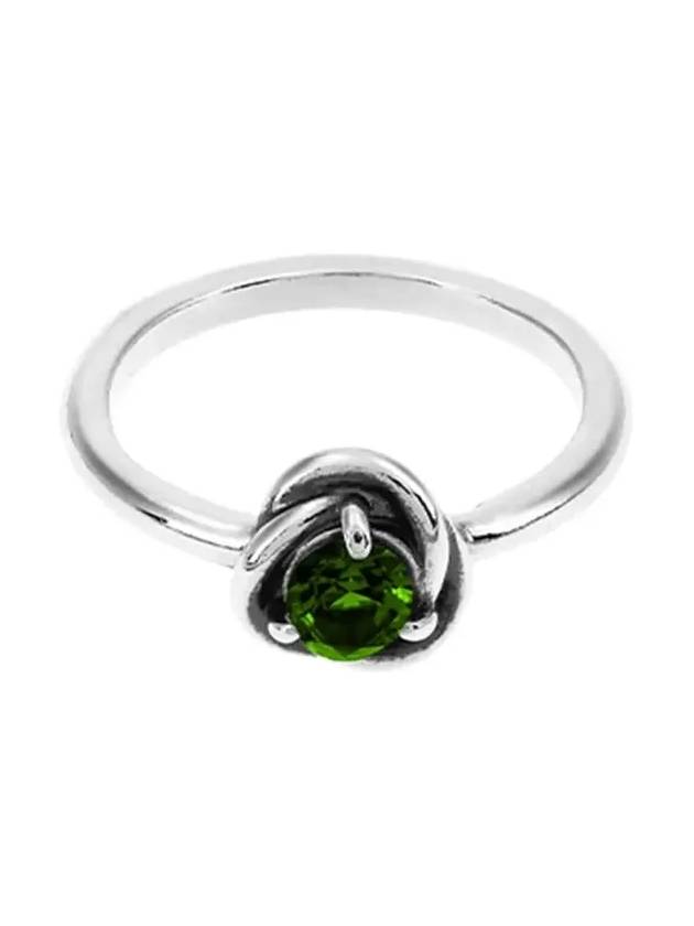 August Spring Green Eternity Circle Ring Silver - PANDORA - BALAAN 4