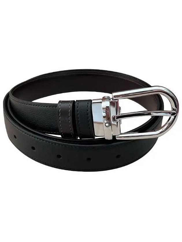 Pin Buckle Reversible Belt Black - MONTBLANC - BALAAN 2