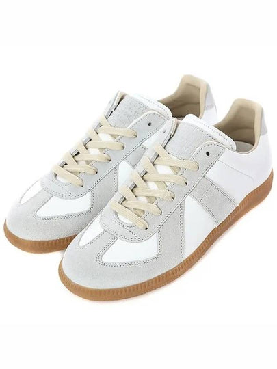 Replica Calfskin Low Top Sneakers White - MAISON MARGIELA - BALAAN 2